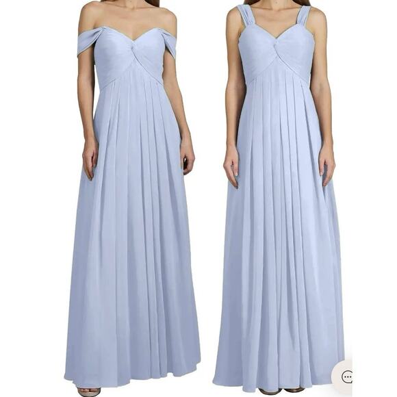 Azazie Dresses & Skirts - Azazie Kaitlynn Bridesmaid Dress Formal Gown in Ice Blue Size 6
